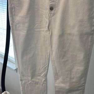 J. Crew Women's Cream Straight Leg Jeans